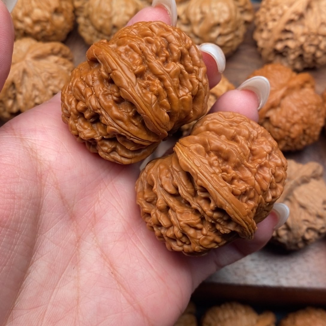 文玩核桃把件红皮南瓜楼43