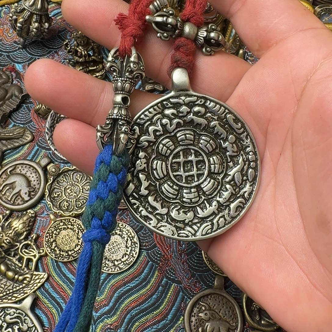 未****藏式风格九宫八卦牌