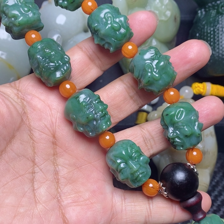 和田玉颈饰未镶嵌