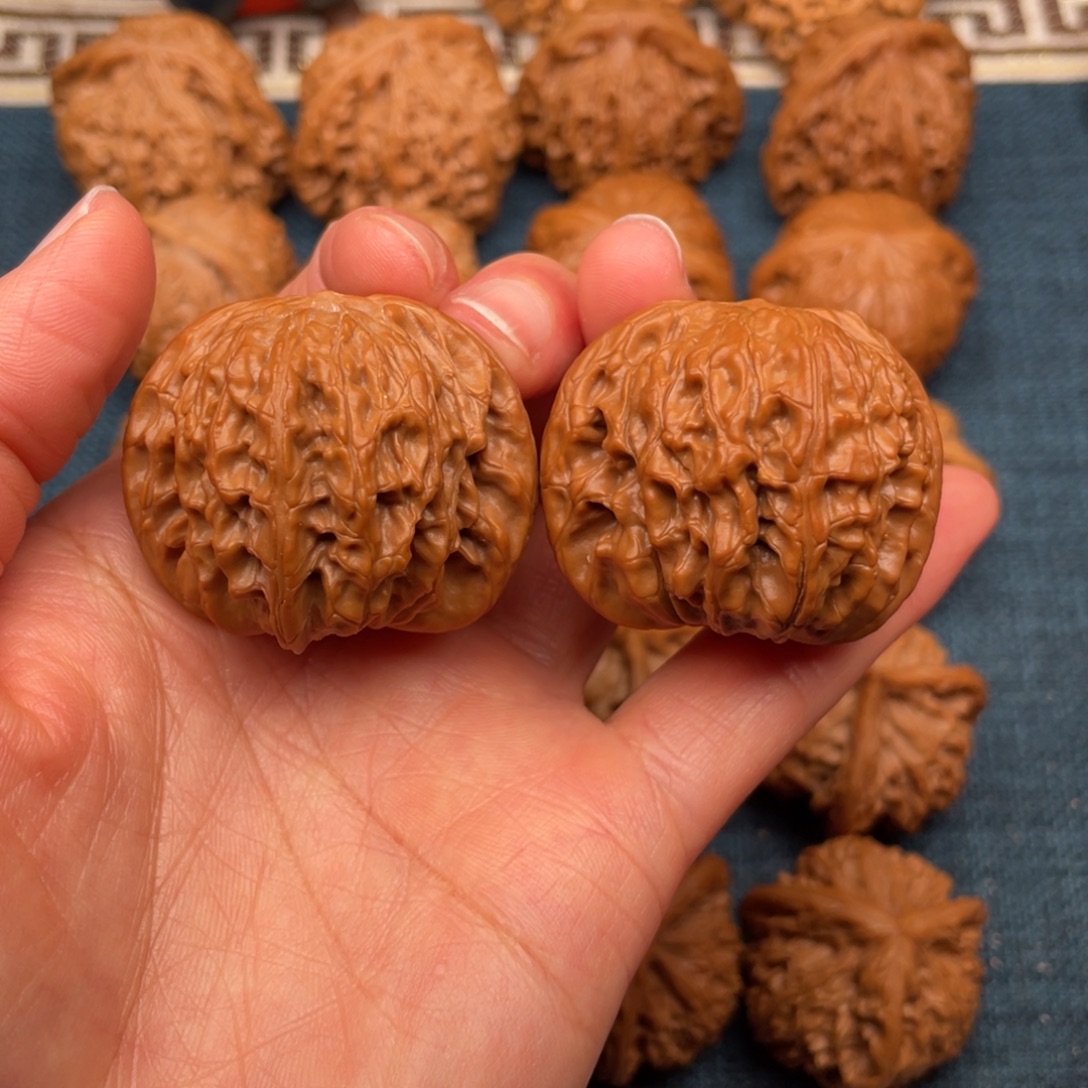 文玩核桃把件41全品毕业正磨43克