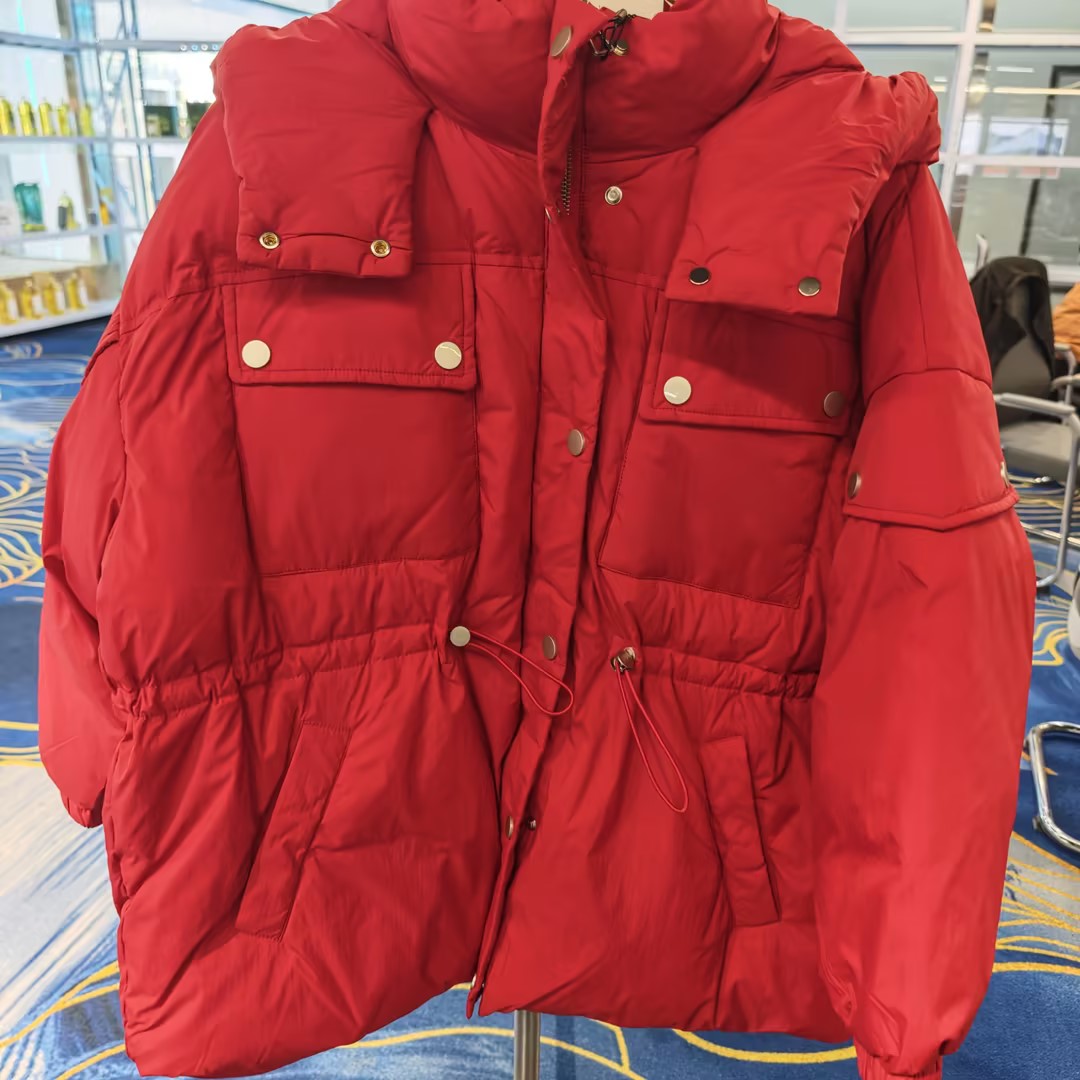 连帽厚款纯色优等品中长款保暖短款时尚潮流254FS1110068