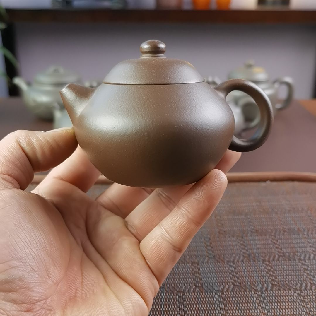 紫砂茶壶紫泥文旦180CC