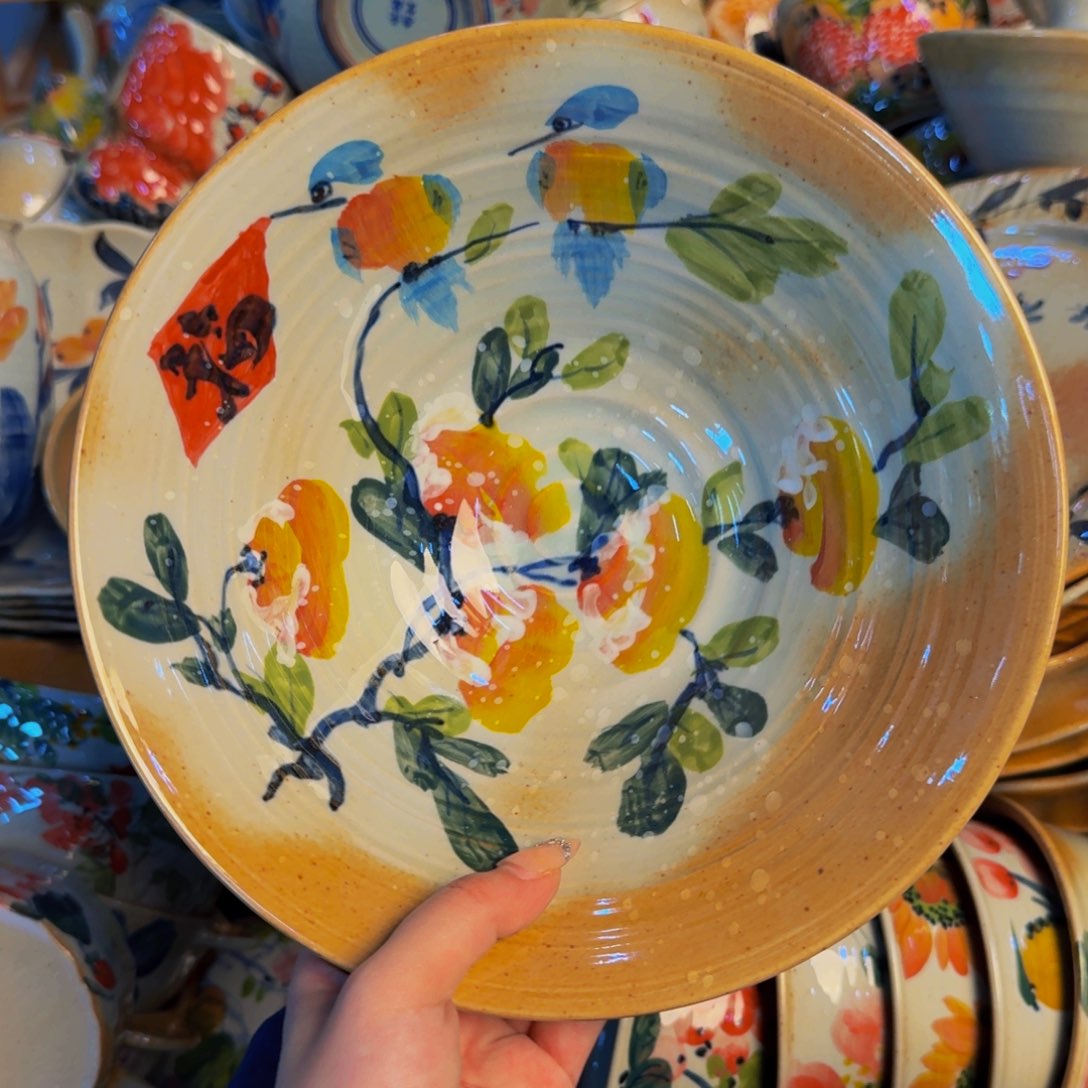 瓷片景德镇陶瓷手工手绘