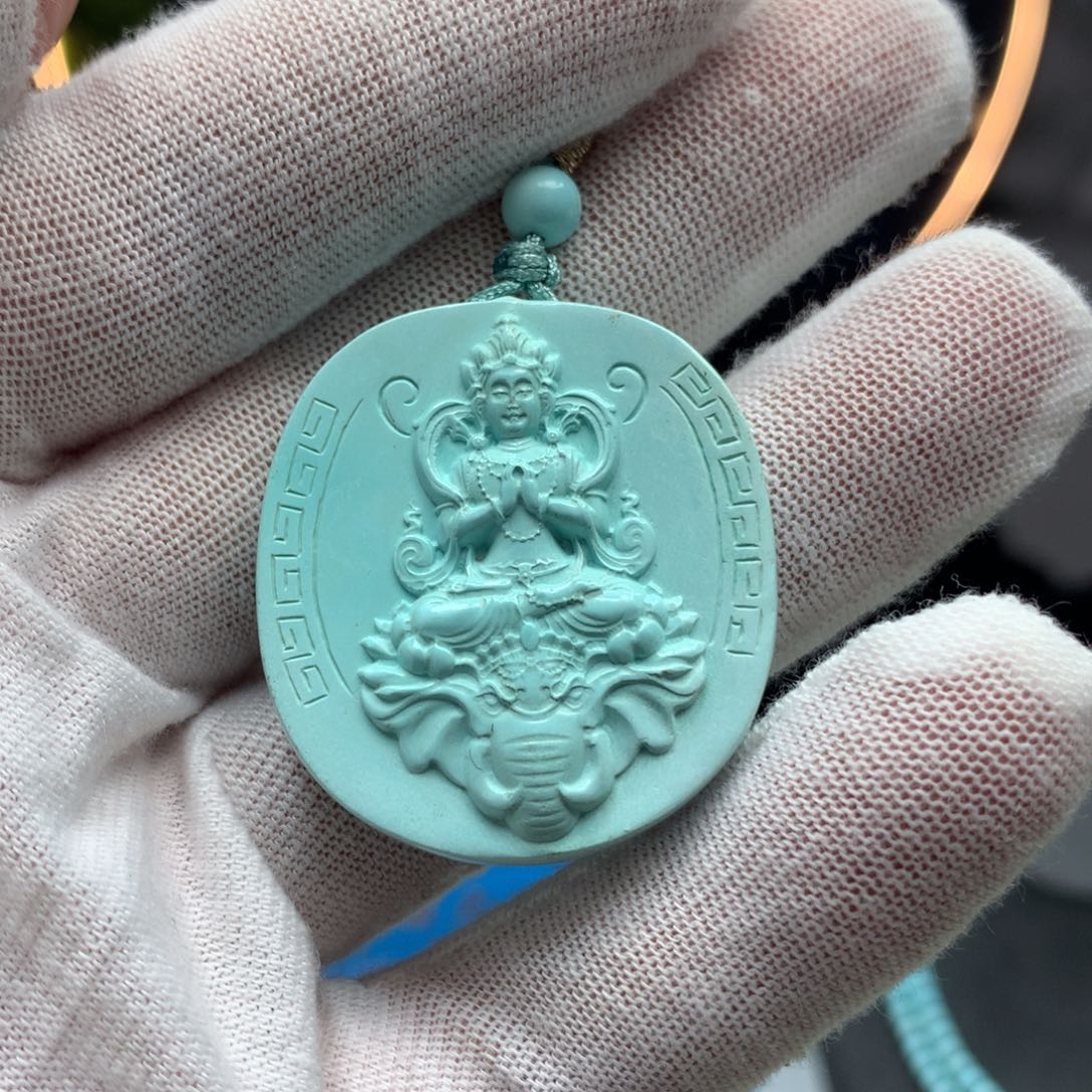 绿松石挂件未镶嵌