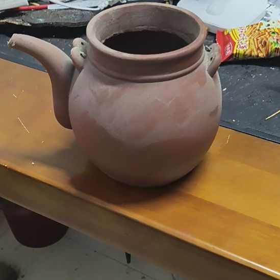 百***1陶土工艺品烂茶壶摆件有瑕疵不支持品退