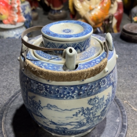 紫砂白玉菩提摆件！！！！！！