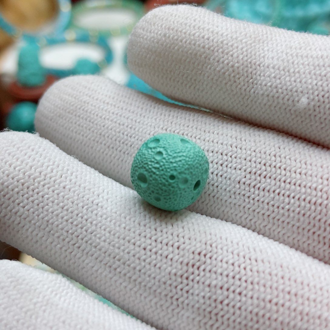 绿松石珠子未镶嵌