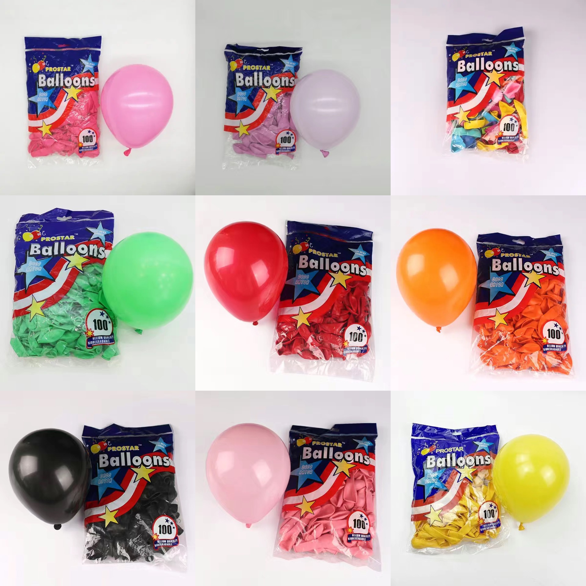 凯悦气球5寸加厚圆形亚光马卡龙气球地爆球升空凯悦5寸小汽球装饰