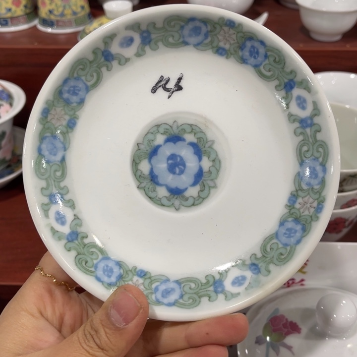 醴陵高温瓷釉下五彩13cm