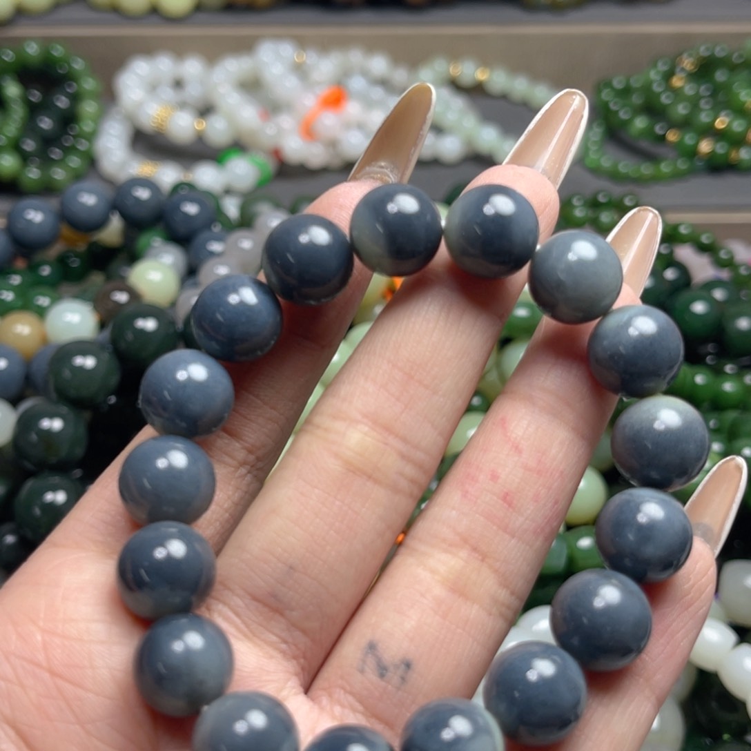 和田玉手链未镶嵌