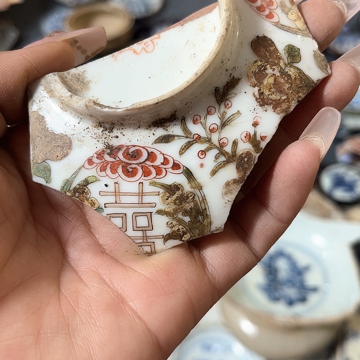 瓷片瓷片茶托喝茶非常不错