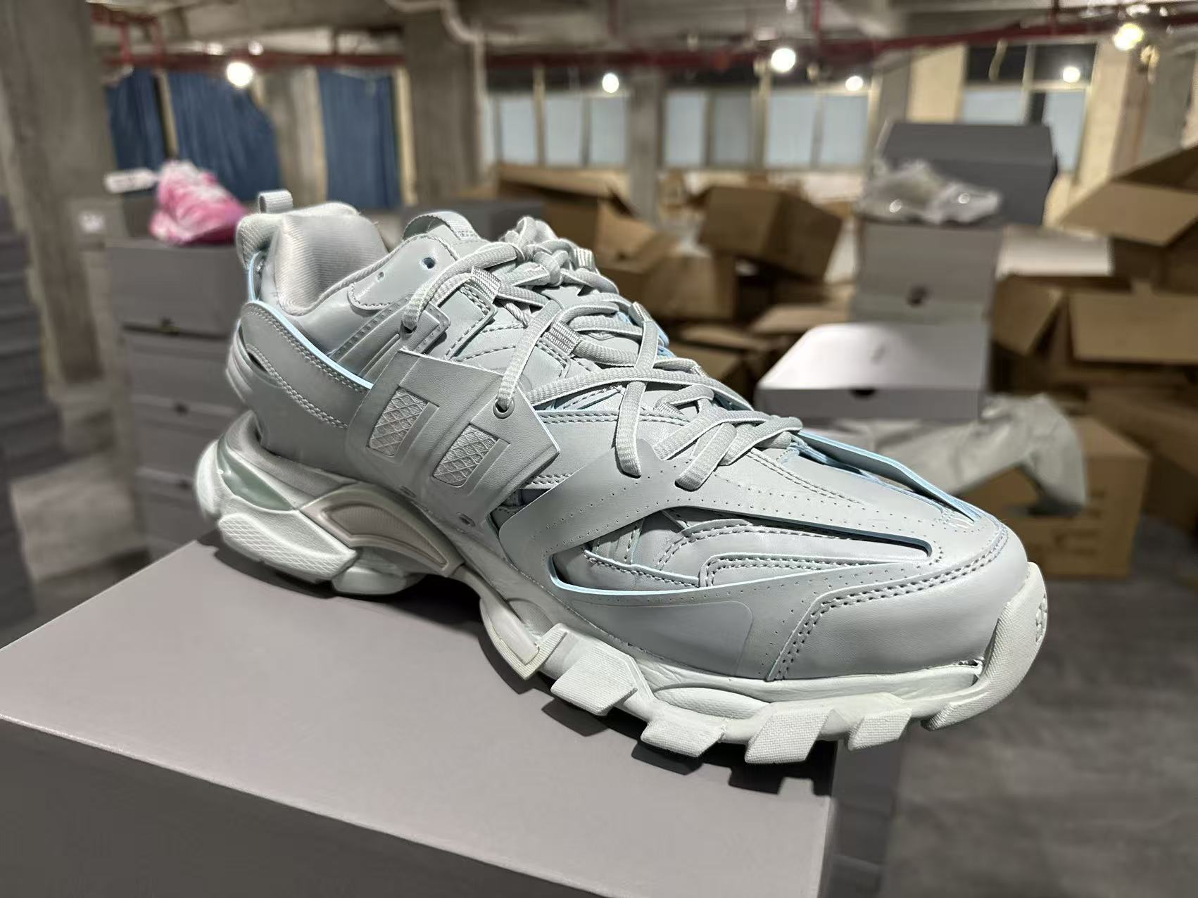 清仓时尚潮流男女同款老爹鞋tarke冰蓝