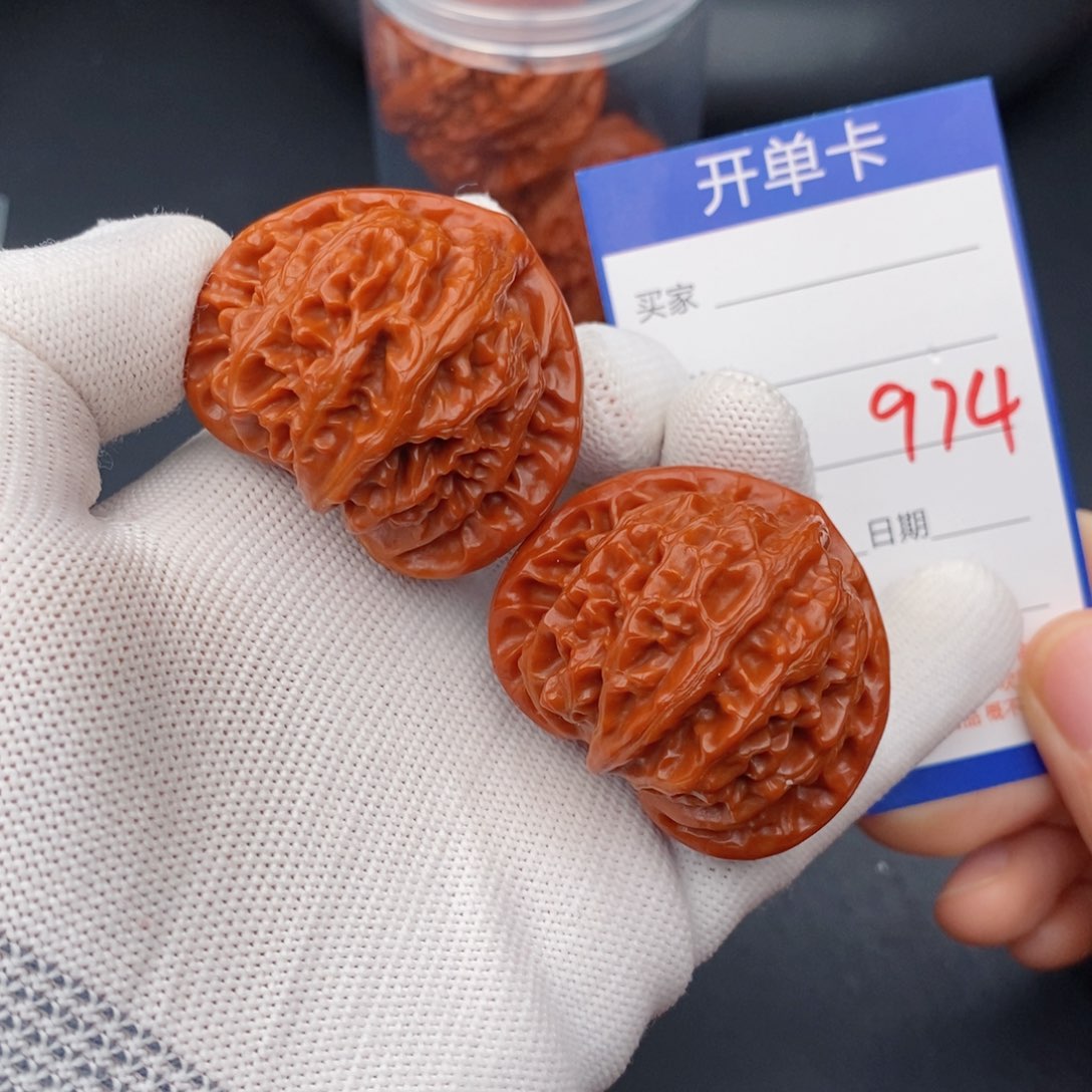 文玩核桃把件43宫灯974
