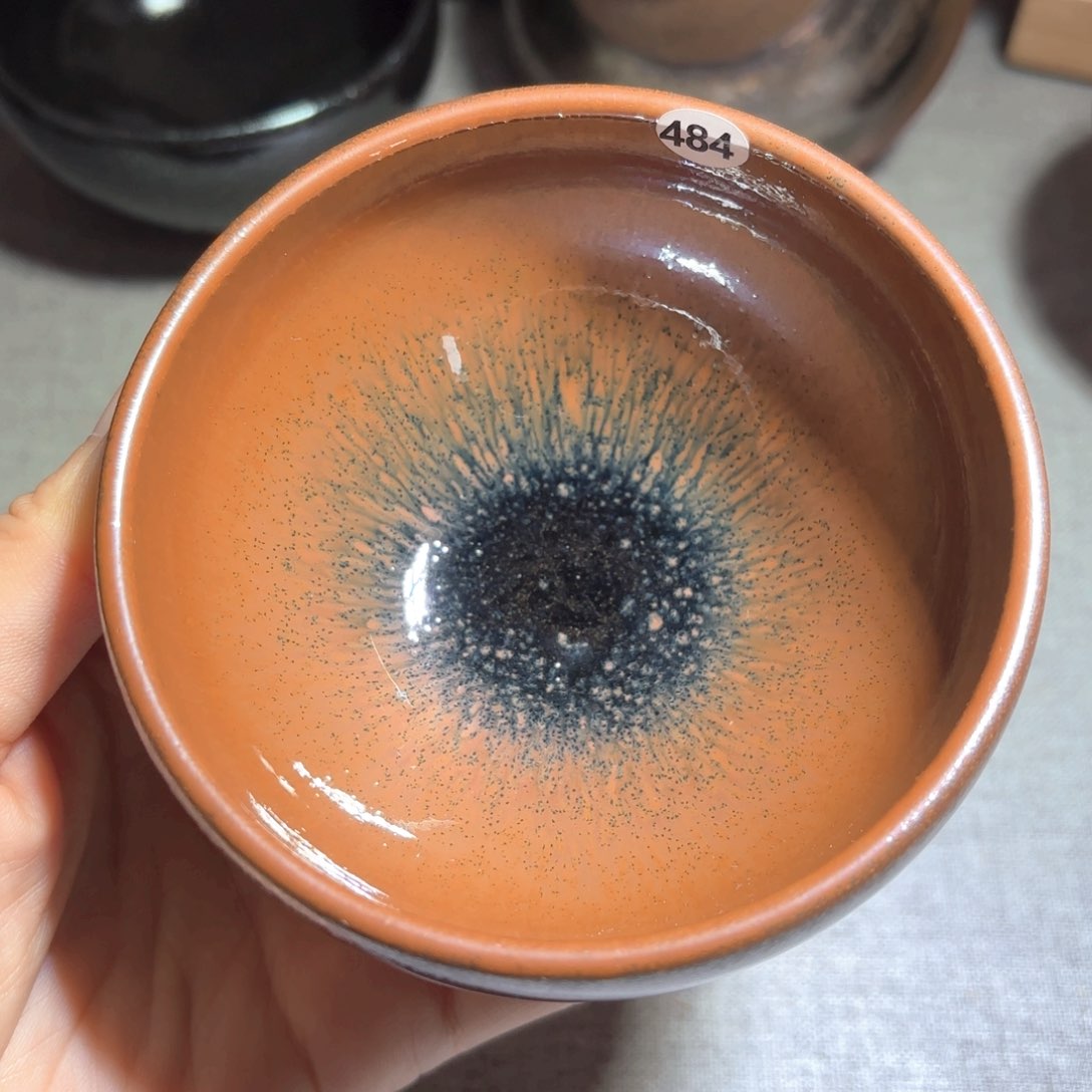 茶盏子衿柴烧手工盏磨底柴烧484