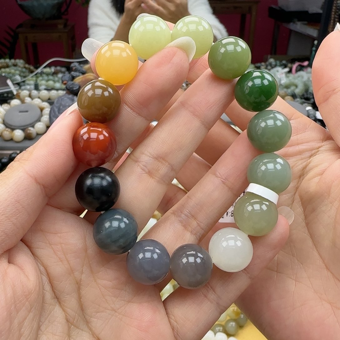 和田玉手链未镶嵌