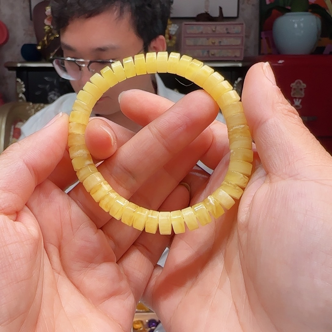 琥珀手链未镶嵌手串