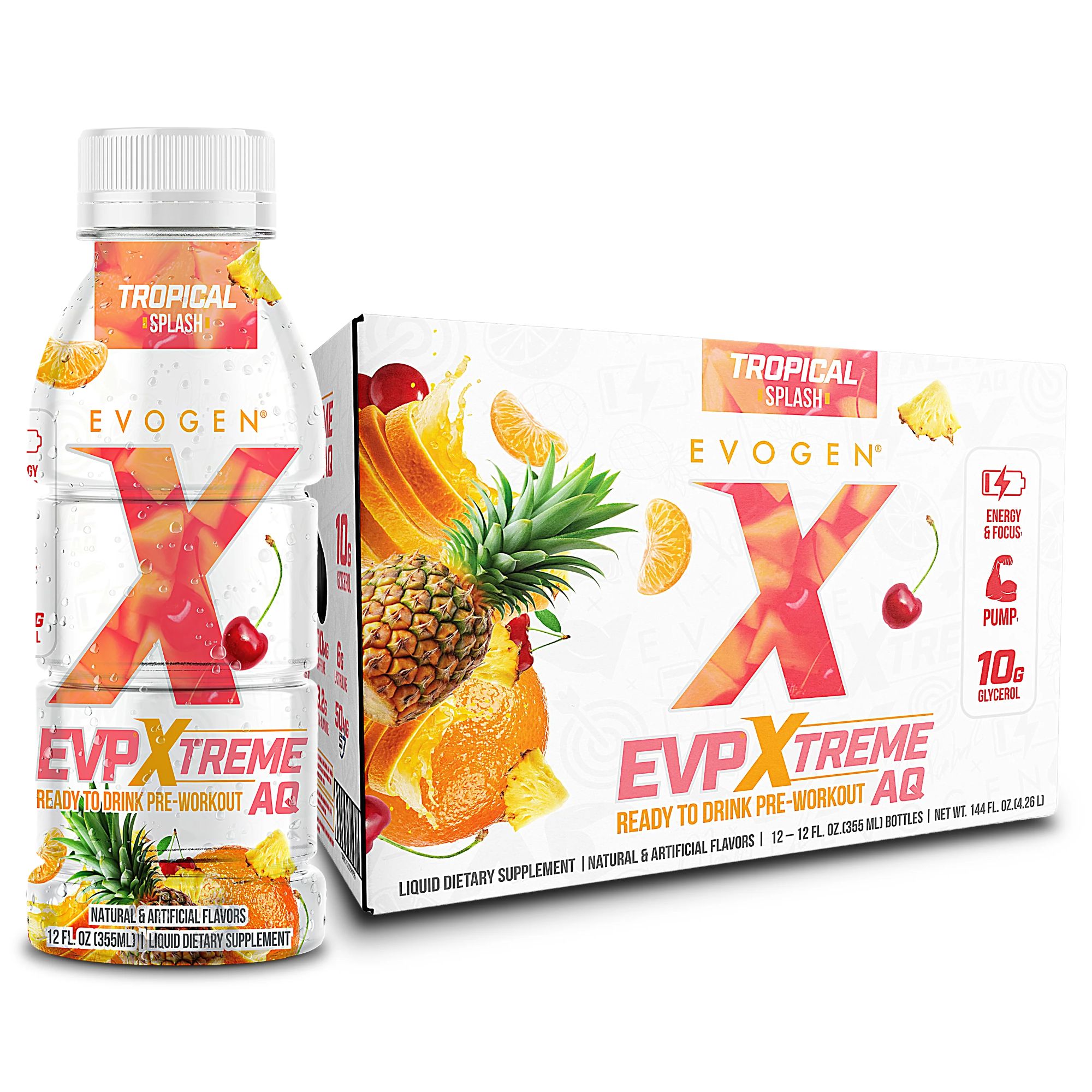 EVOGEN极限甘油氮泵饮料提升耐力爆发力运动表现奥赛冠军同款