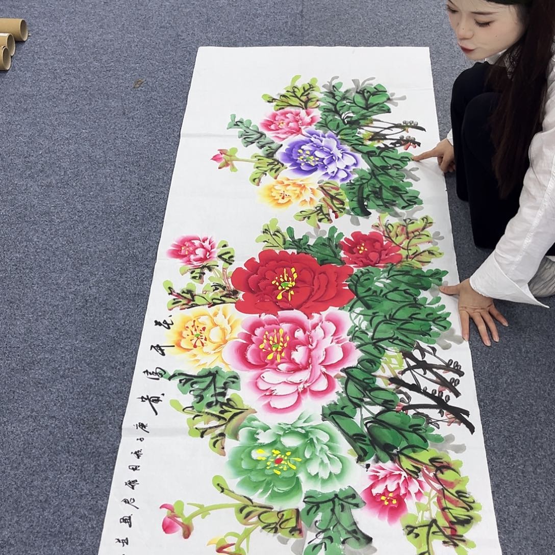 小姐姐国画放漏中