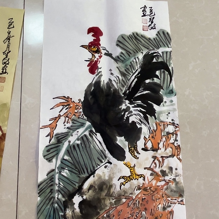 国画张圣敏先生纯手绘作品