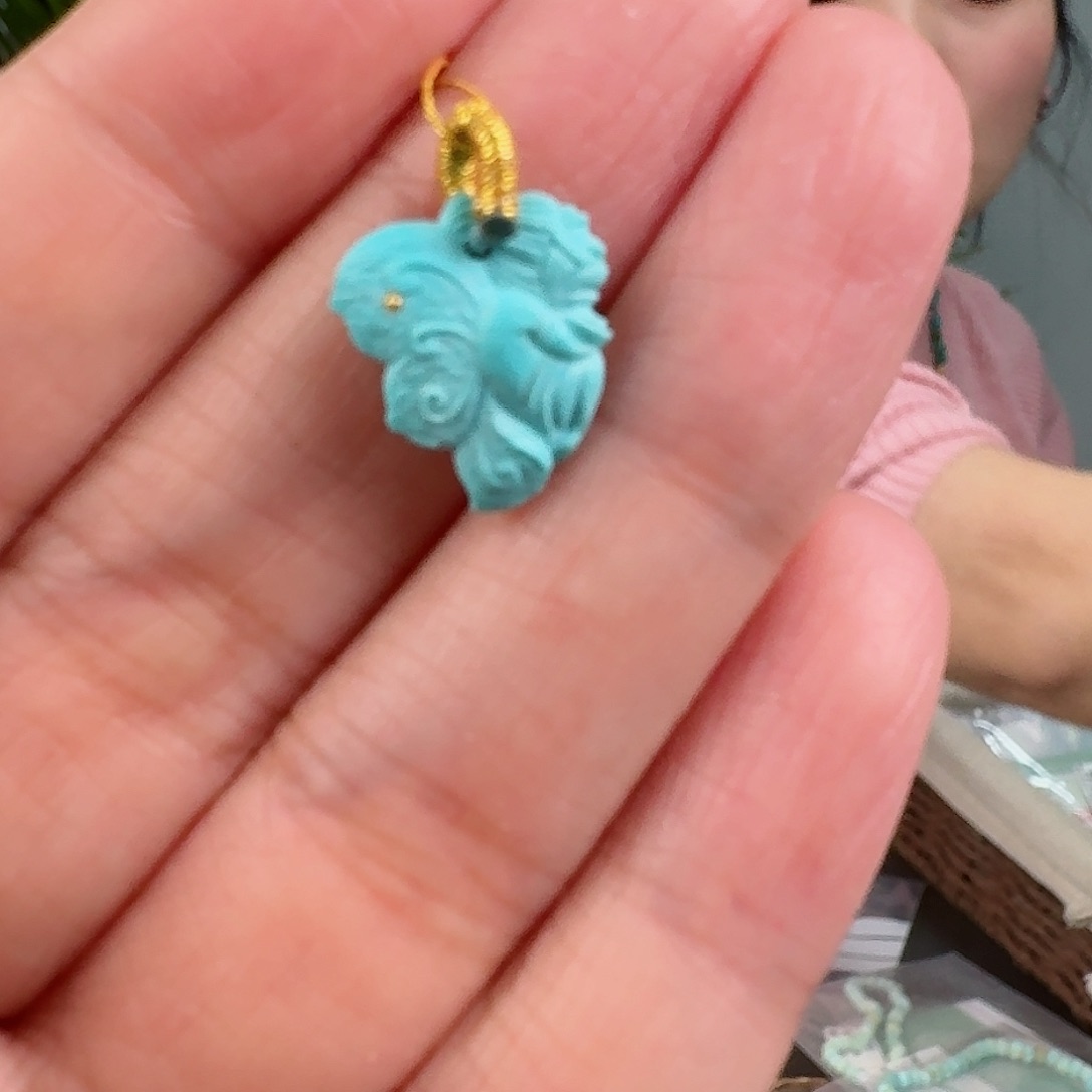 绿松石珠宝奇石未镶嵌