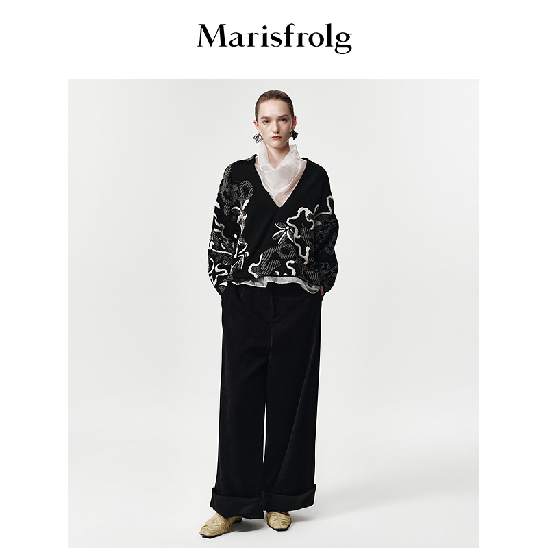 Marisfrolg玛丝菲尔针织衫A1GB1830M