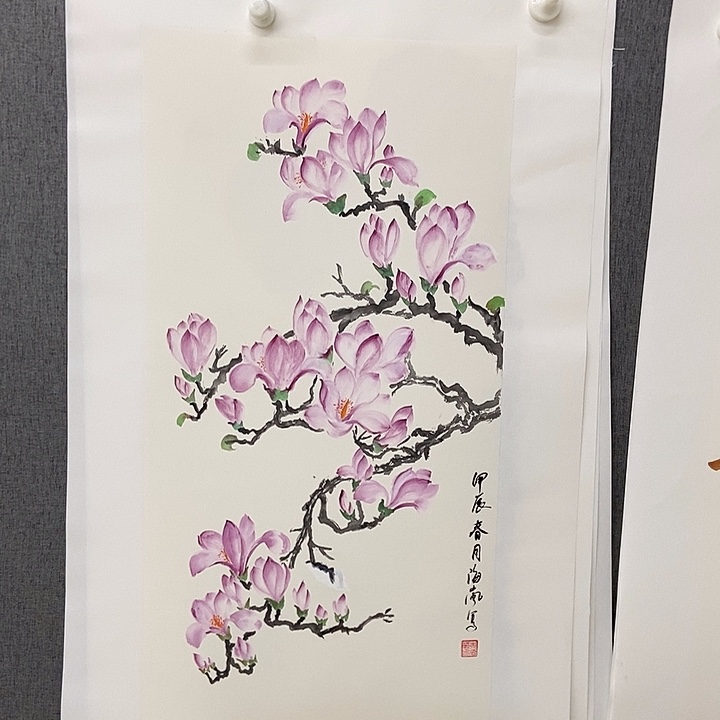 国画手写手绘作品123