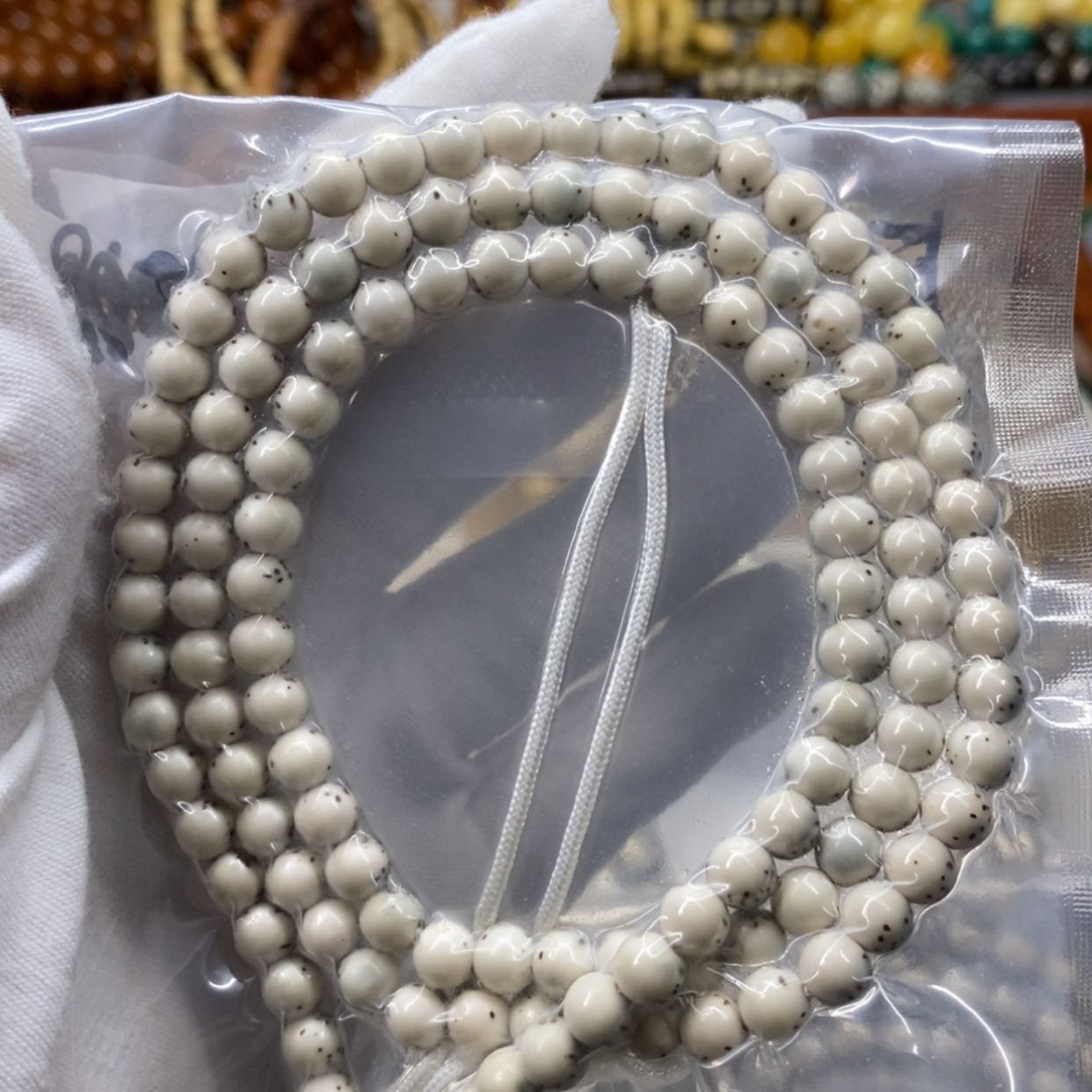 【闪购商品】星月菩提手串圆珠 绿背 带月