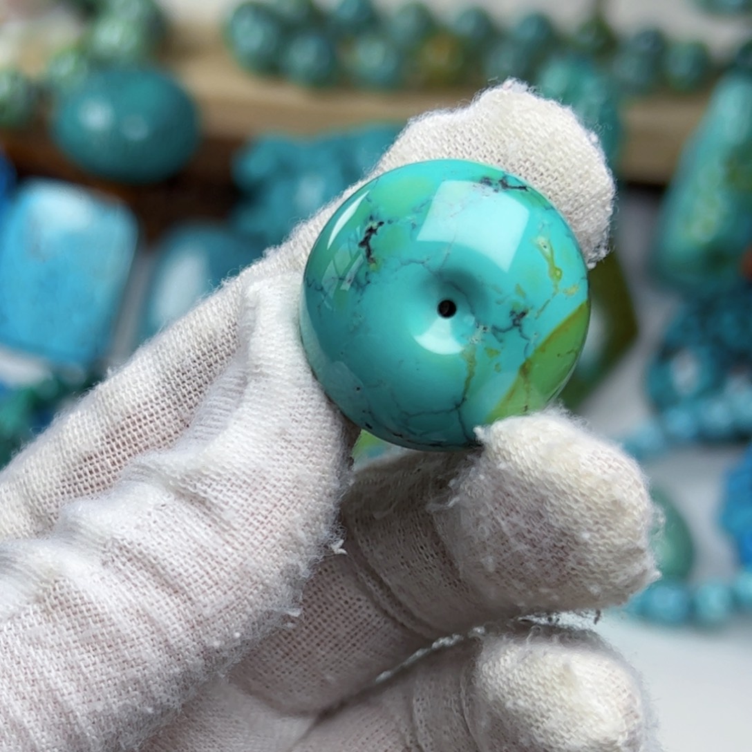 未镶嵌绿松石珠宝奇石