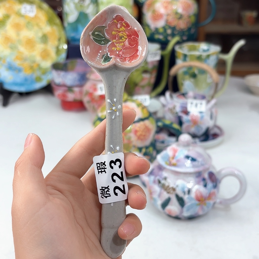 景德镇手绘高温釉下彩陶瓷茶具