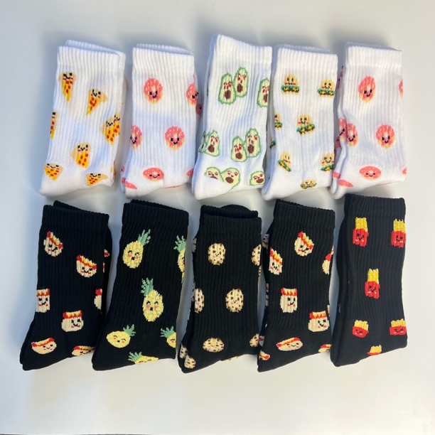 外贸毛巾底长筒袜学院风甜美可爱日系棉袜百搭街头潮袜男女同款