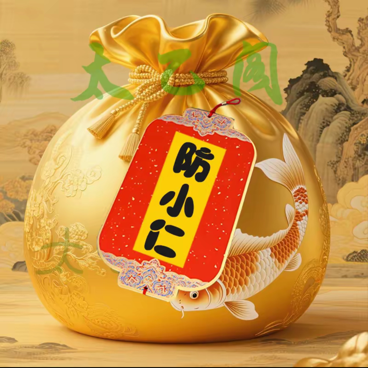 6号防小仁【紫微】生肖挂饰福袋