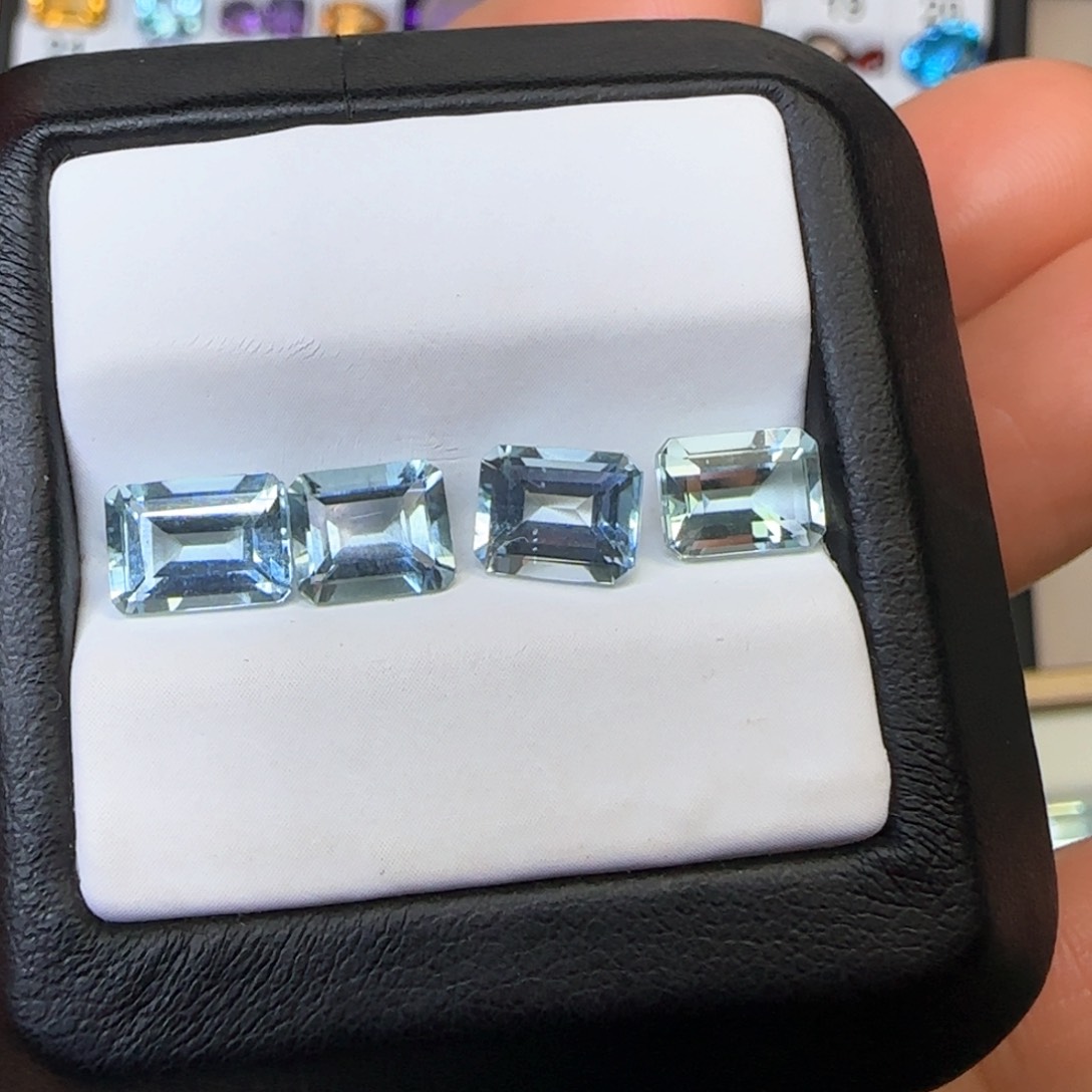 海蓝宝石裸石未镶嵌天然无烧 多样性随机发一颗