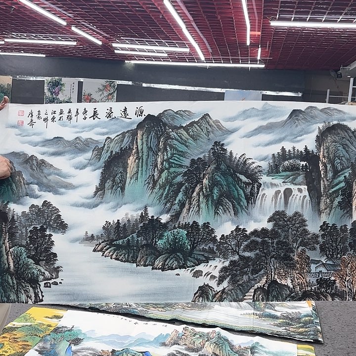 国画无毛和被绒毛