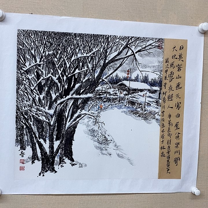 国画林森老师的佳作