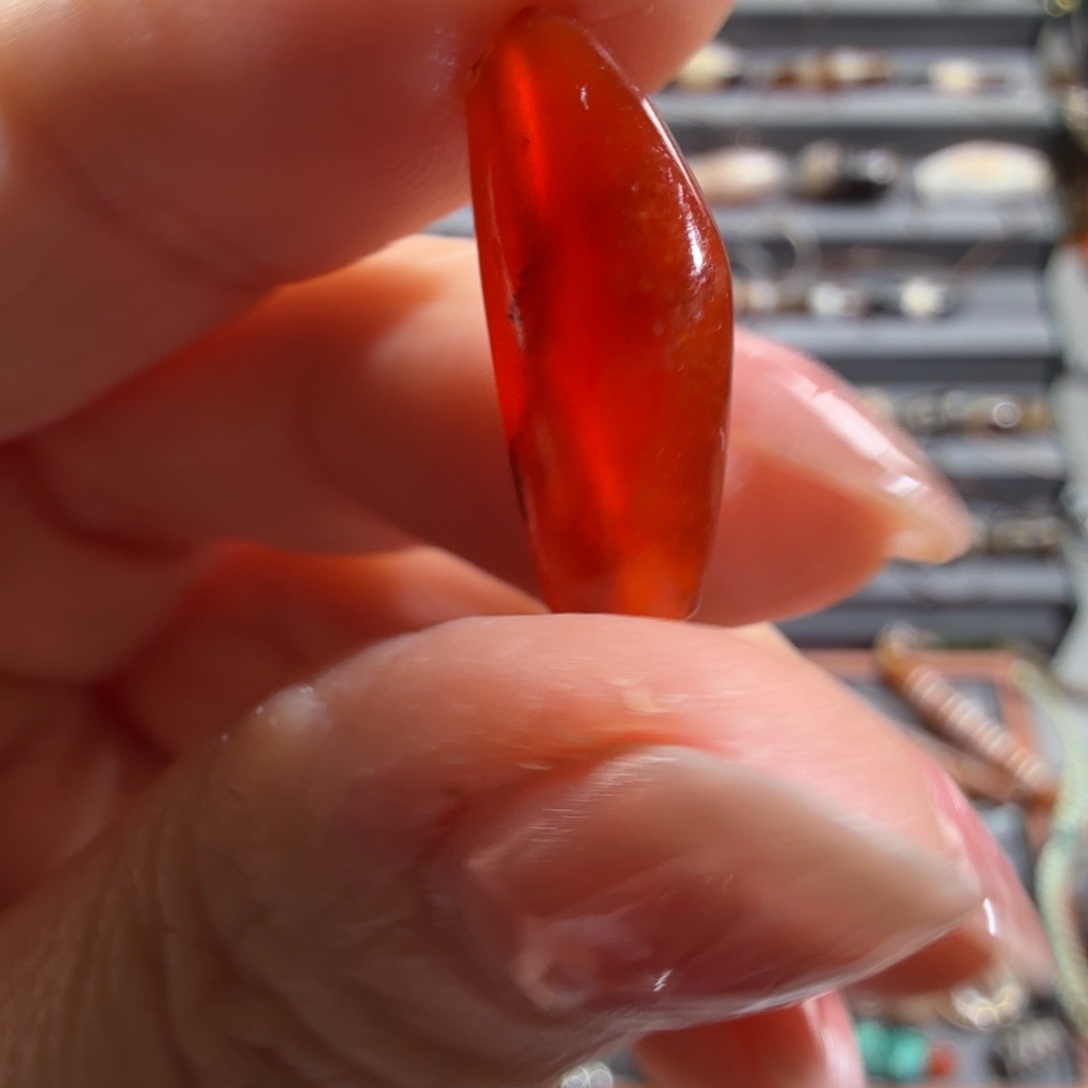 石英质玉红玉髓未镶嵌