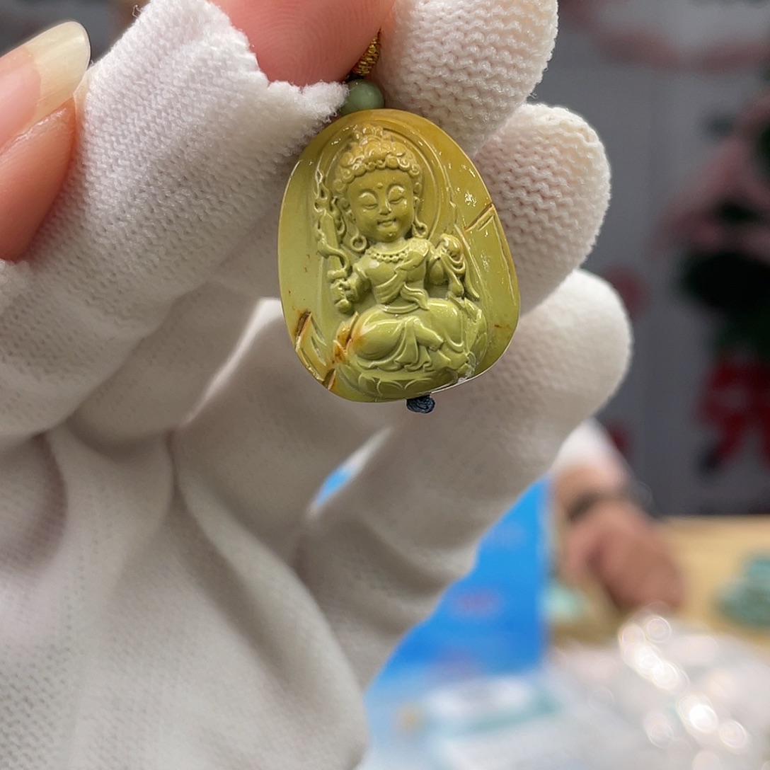 绿松石未镶嵌挂件