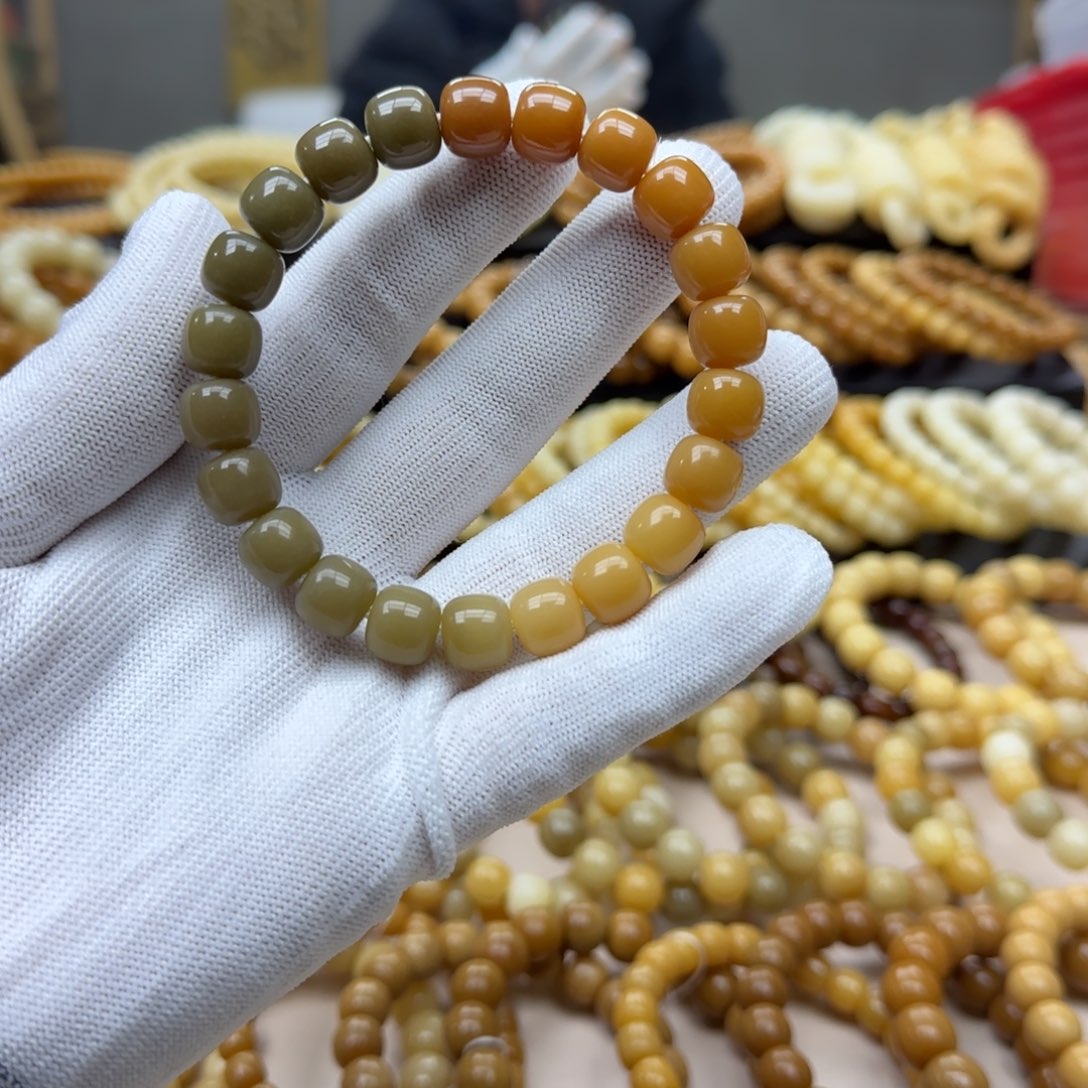 菩提根/象牙果手串10.11 5年 鬼工