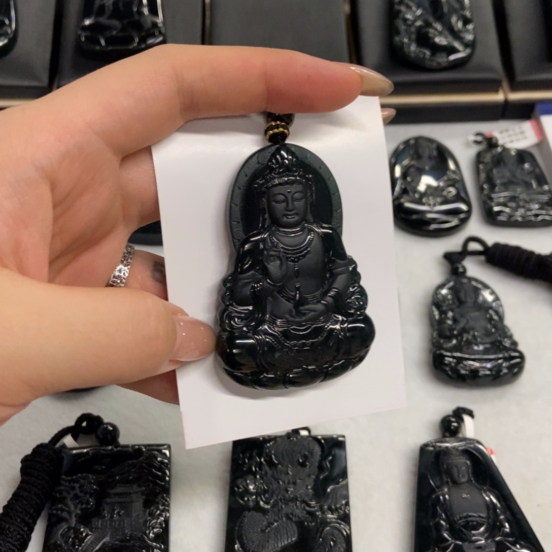 卡***景翡翠未镶嵌颈饰翡翠