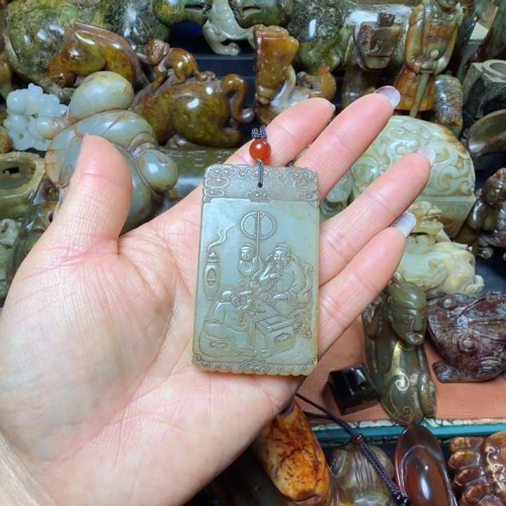 和田玉挂件未镶嵌用****4