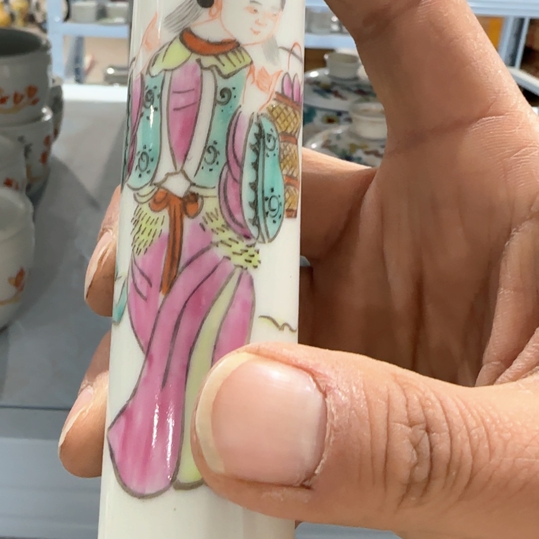 瓷片摆件手绘瓷器全部处理