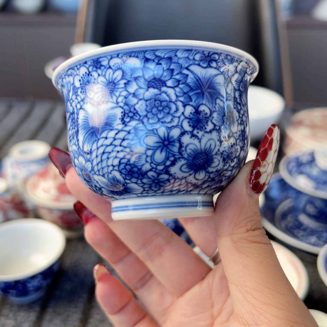 摆件景德镇毛仔柴窑主人杯