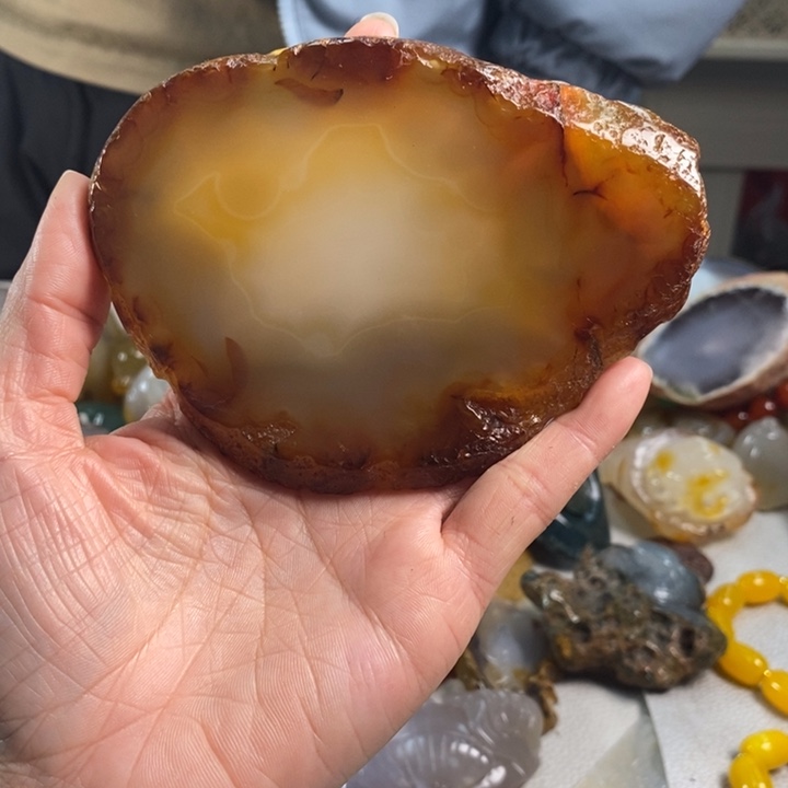 玛瑙/玉髓吊坠(不含链)未镶嵌