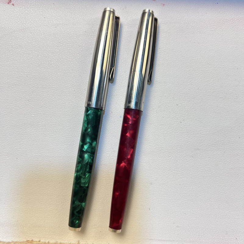 永生237钢笔赛璐璐大包尖铱金笔90年代老库存练字书写办公爬格子