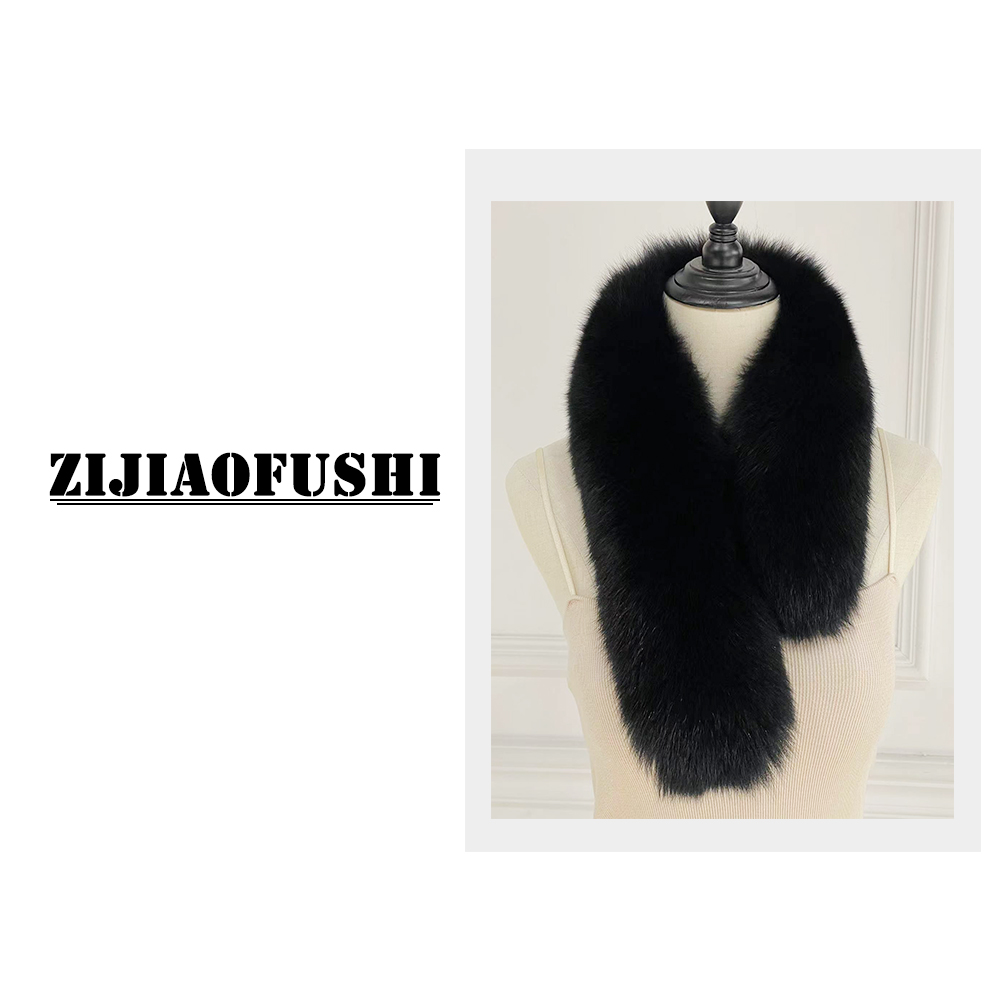 狐狸毛围脖冬季百搭   ZJPZ-WJ01   