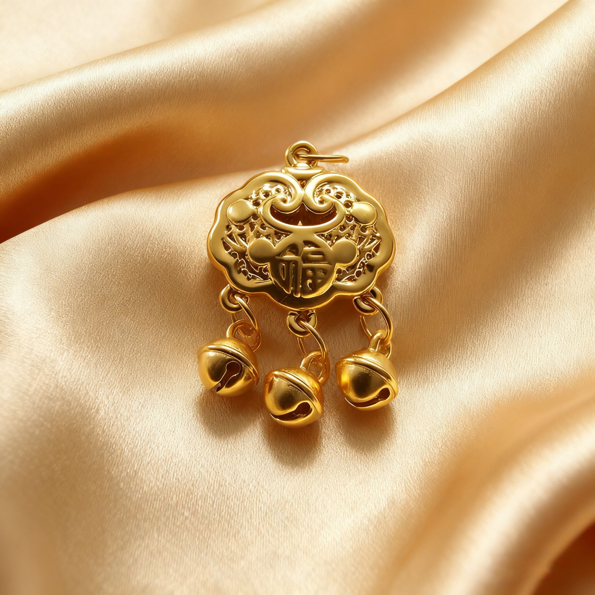 【黄金】足金999小纳福锁包CY63