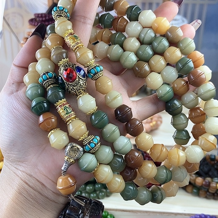 千眼菩提吊坠绿****】菩提