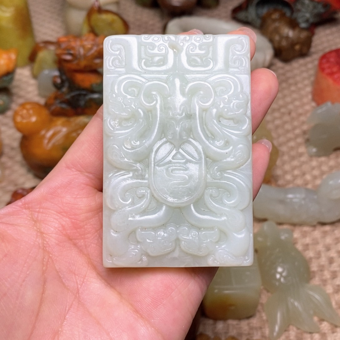 白玉菩提吊坠白玉菩提白玉菩提摆件