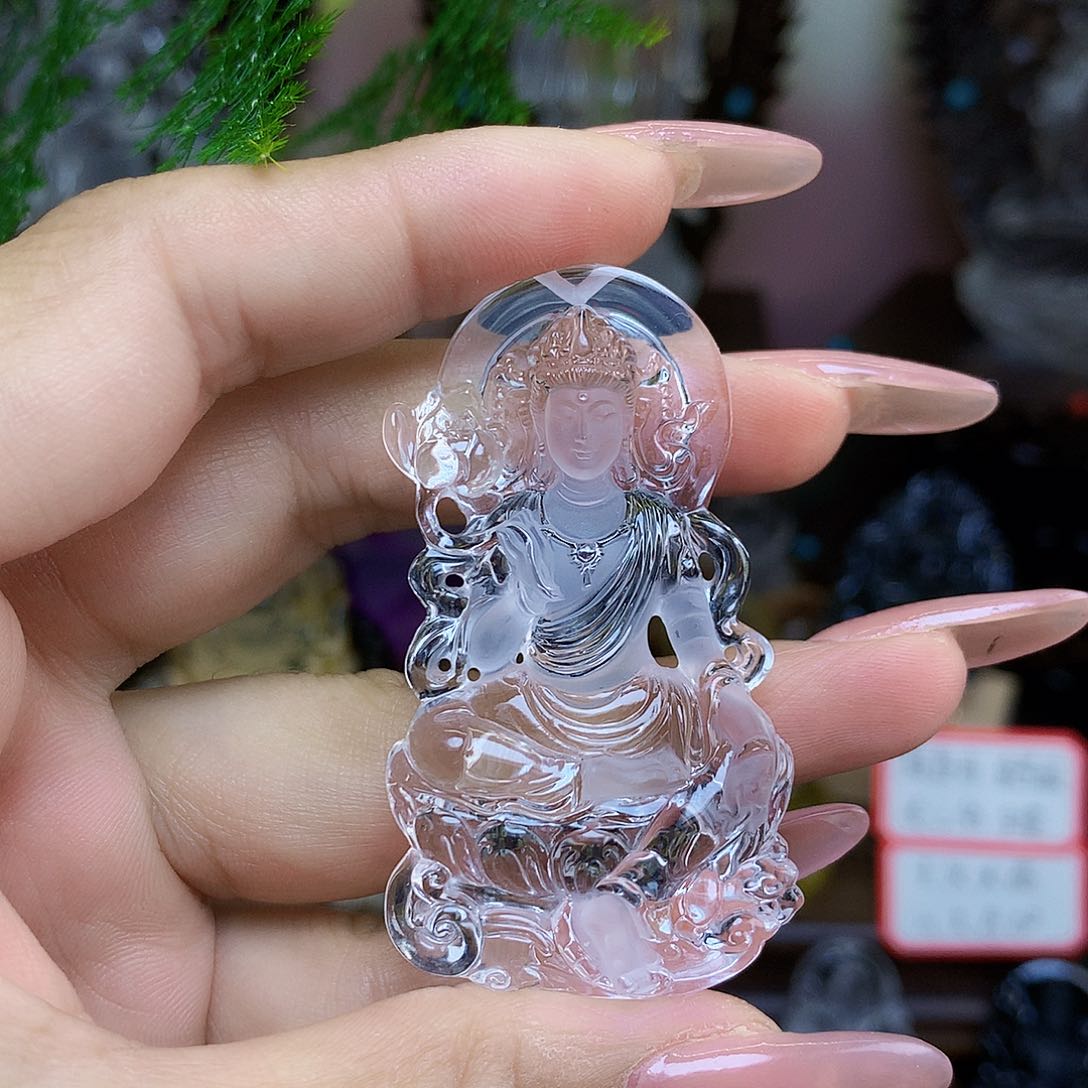 水晶颈饰未镶嵌花*，