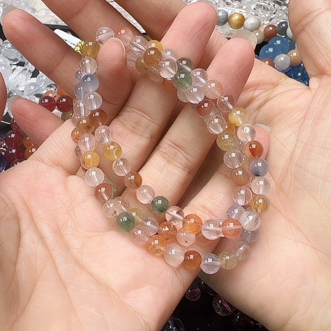 未镶嵌手链水晶多样性发一