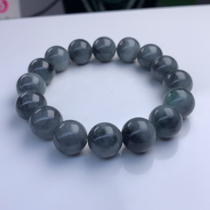 翡翠项链未镶嵌14mm！